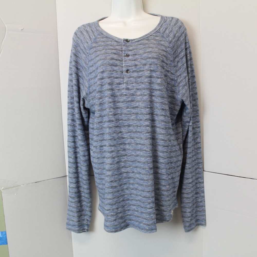 mens lucky brand long sleeve t shirt sz M